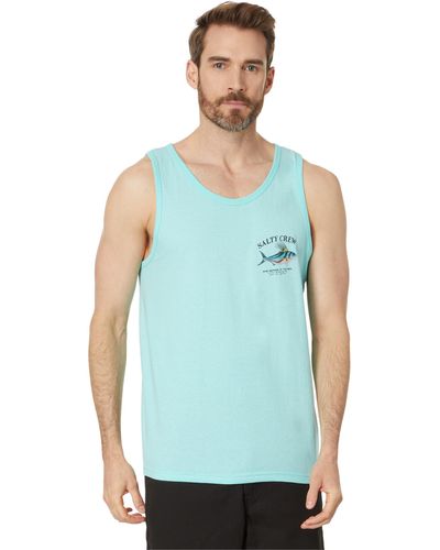 Salty Crew Rooster Tank - Blue