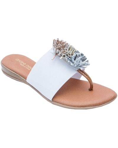 Andre Assous Novalee Featherweight Sandal - White