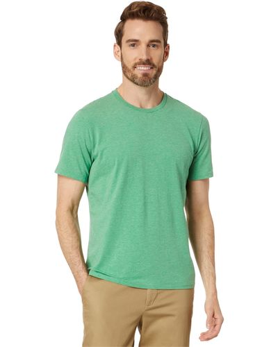 L.L. Bean Comfort Stretch Pima Short Sleeve Tee Shirt - Green