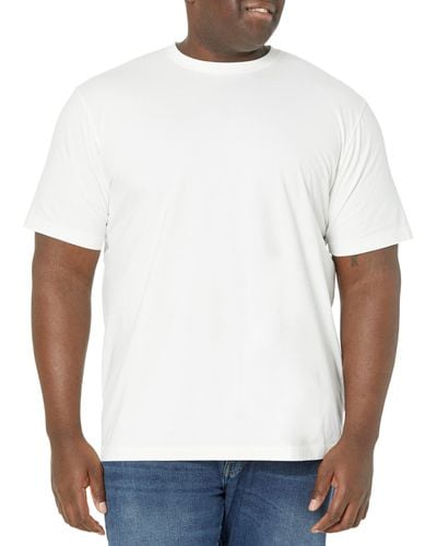 L.L. Bean Carefree Unshrinkable T-shirt With Out Pocket Short Sleeve - Tall - White