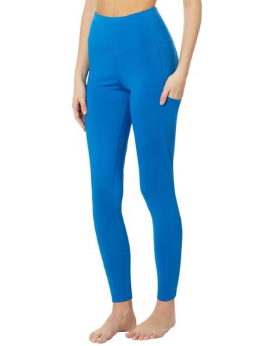 Hot Chillys Micro Elite Chamois Pocket Leggings - Blue