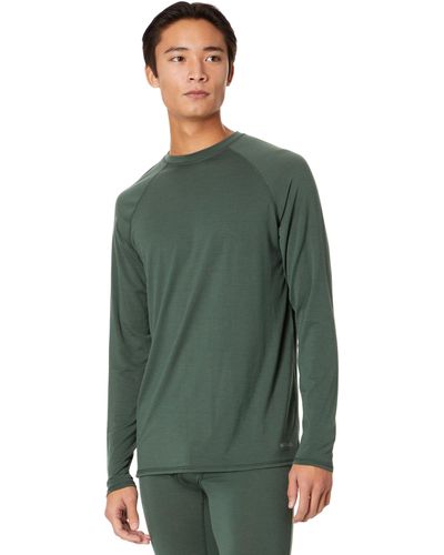 Hot Chillys Clima-wool Crew - Green