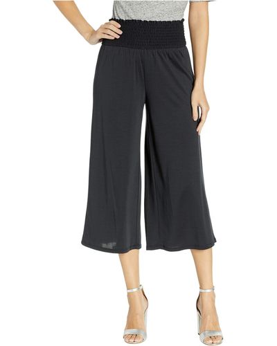 Kensie Modal Jersey Mixi Pant - Black