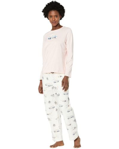 L.L. Bean Camp Pajama Set - Pink