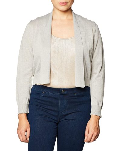 Calvin Klein Long Sleeve Cardigan Shrug - Multicolor