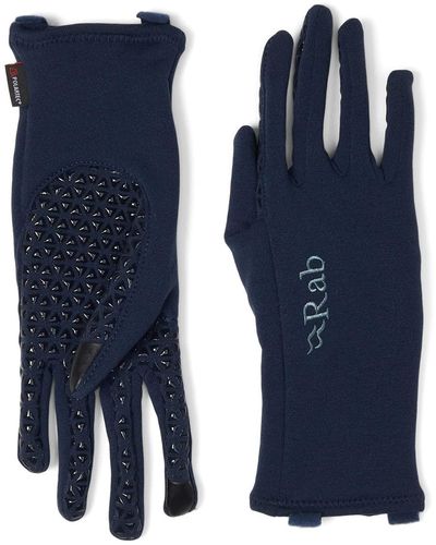 Rab Power Stretch Contact Grip Gloves - Blue