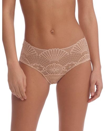 Commando Butter Lace Hipster - Brown