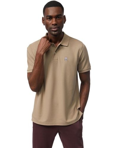 Psycho Bunny Mens Classic Polo - Brown