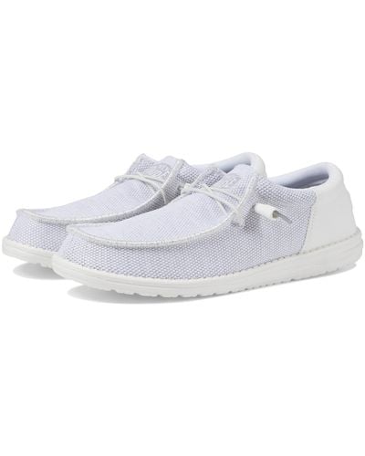Hey Dude Wally Funk Mono Slip-on Casual Shoes - White