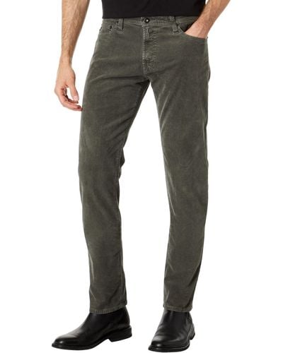 AG Jeans Tellis Modern Slim Leg Corduroy Pants - Gray