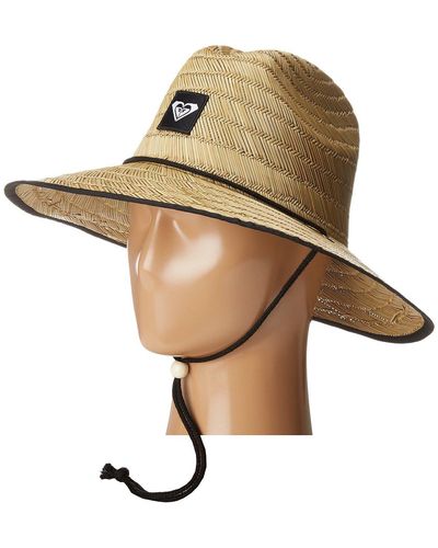 Roxy Tomboy Straw Sun Hat - Black
