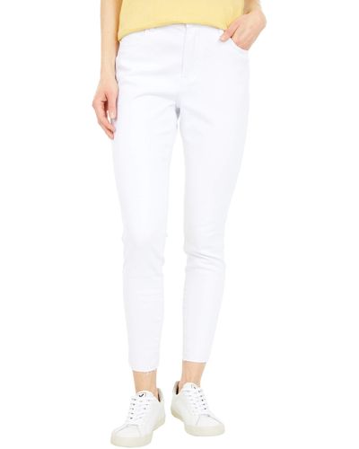Kut From The Kloth Connie High-rise Ankle Skinny Jeans - White