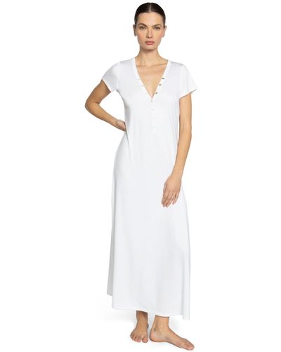 Robin Piccone Amy Long T-shirt Dress - White