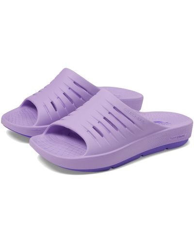 Skechers Go Recover Refresh Slide Arch Fit - Contend 3 Pt - Purple