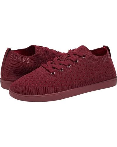 SUAVS The Zilker Lace-up Sneaker - Red