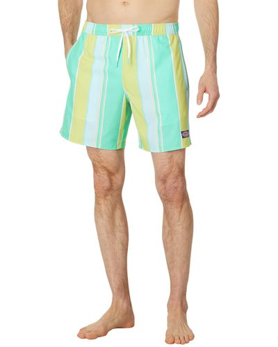 Vineyard Vines 7 Printed Chappy Trunks - Green