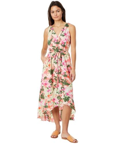 Tommy Bahama Legacy Blooms Sl Maxi Dress - Pink