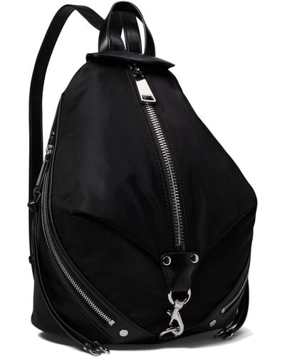 Rebecca Minkoff Nylon Medium Zipped Julian Backpack - Black