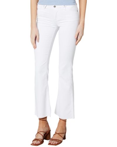 AG Jeans Angel Low Rise Boot Cut Jean In White