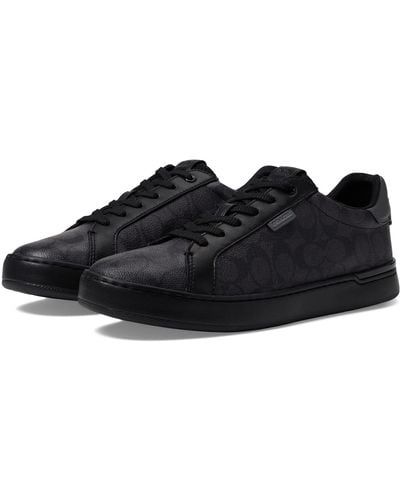 COACH Lowline Signature Low Top Sneaker - Black