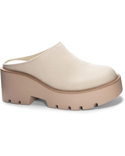 Dirty Laundry R-test Suede Clogs - White