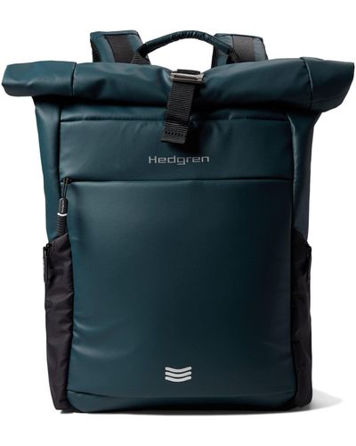 Hedgren 15 Line Roll-up Backpack Rfid - Blue