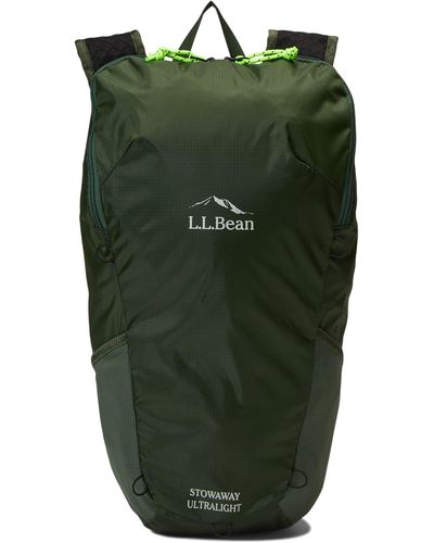 L.L. Bean Stowaway Ultralight Day Pack - Green