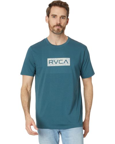 RVCA Big Filler Short Sleeve Tee - Blue