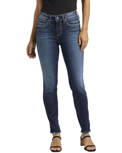 Silver Jeans Co. Suki Mid-rise Skinny Jeans L93136eae379 - Blue