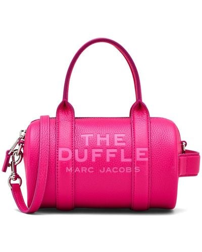 Marc Jacobs The Leather Mini Duffle Bag - Pink
