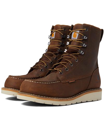 Carhartt Waterproof 8 Moc Soft Toe Wedge Boot - Brown