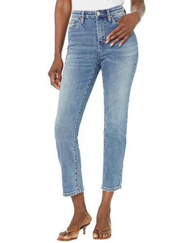 Blank NYC Madison Crop High-rise Sustainable Jeans In Like A Charm - Blue