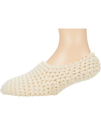 Eberjey The Ankle Slipper Sock - Natural