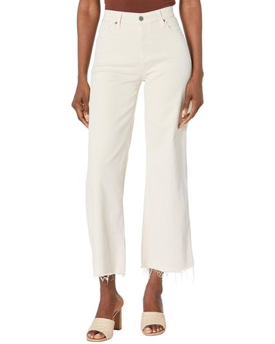 AG Jeans Saige Wide Leg Crop In Dried Spring - Natural