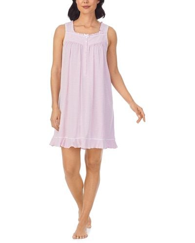 Eileen West 36 Short Sleeveless Nightgown - Pink