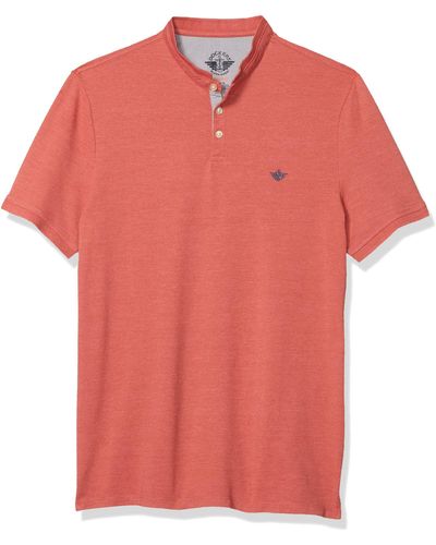 Dockers Short Sleeve Polo - Red