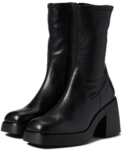 Vagabond Shoemakers Brooke Leather Stretch Bootie - Black