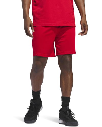 adidas Legends 3-stripes Shorts - Red