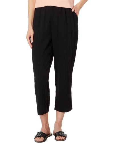 Mod-o-doc Easy Fit Cropped Trouser - Black