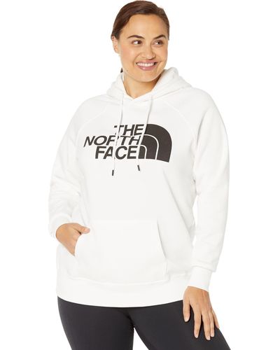 The North Face Plus Size Half Dome Pullover Hoodie - White