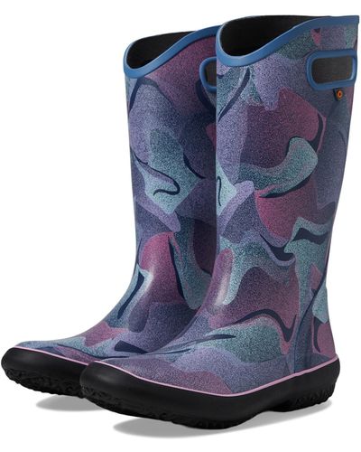 Bogs Rainboot - Abstract Shapes - Blue