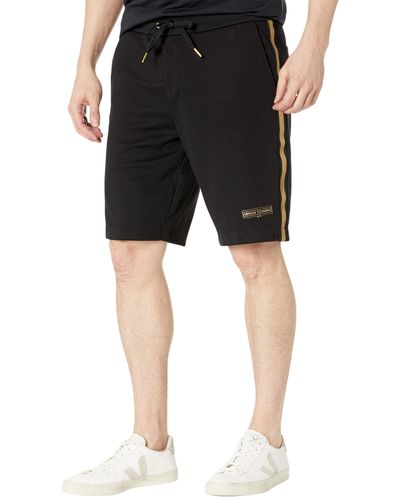 Armani Exchange Side Striped Drawstring Shorts - Black