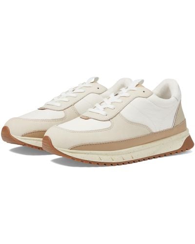 Madewell Kickoff Sneaker Sneakers In Neutral Color-block Leather - Multicolor