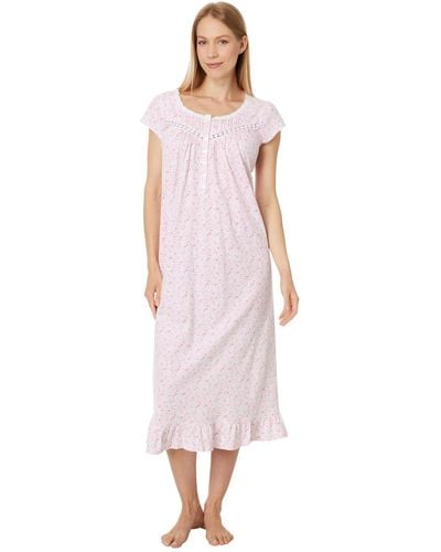 Eileen West Long Nightgown - Pink