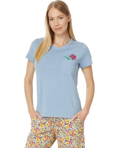 Toad&Co Primo Short Sleeve Embroidered - Blue
