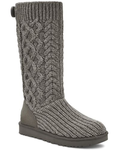 UGG Classic Cardi Cabled Knit - Gray