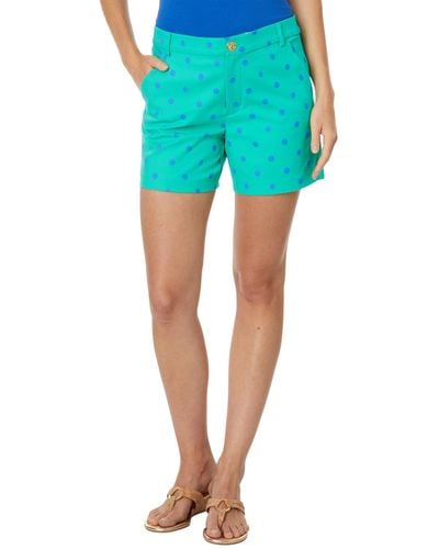 Lilly Pulitzer Gretchen High-rise Shorts - Green