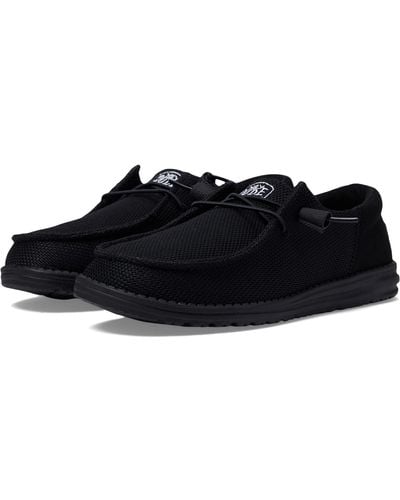 Hey Dude Wendy Funk Mono Slip-on Casual Shoes - Black