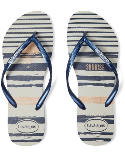 Havaianas Slim Nautical Flip Flop Sandal - Blue