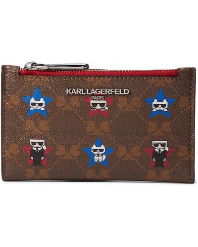 Karl Lagerfeld Maybelle Slg Small Wallet - Brown